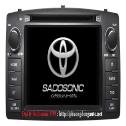 DVD Sadosonic V99 Theo xe Toyota COROLLA đời 2002 đến 2006 | DVD V99 đẳng cấp